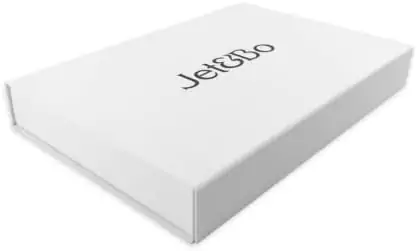 Jet&Bo Women's 100% Pure Cashmere Travel Kit: Eye Mask, Socks & Pouch in Gift Box - Image 7