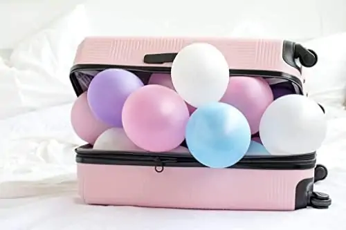 American Tourister Stratum XLT Expandable Hardside Luggage with Spinner Wheels, Pink Blush, Checked-Medium 24-Inch - Image 5